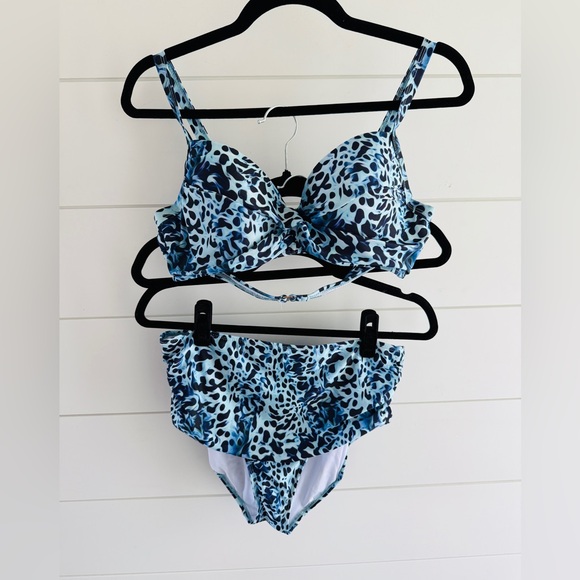 Nicole Miller Other - Nicole Miller High-Waisted Bikini, Size Medium